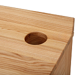 Рабочий стол из массива ясеня Marleen Wooden Desk варинант исполнения - 2 | Loft Concept в Перми