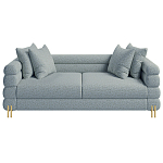 Дизайнерский Диван Lancaster Серо-голубое букле варинант исполнения - 3 | Loft Concept в Перми