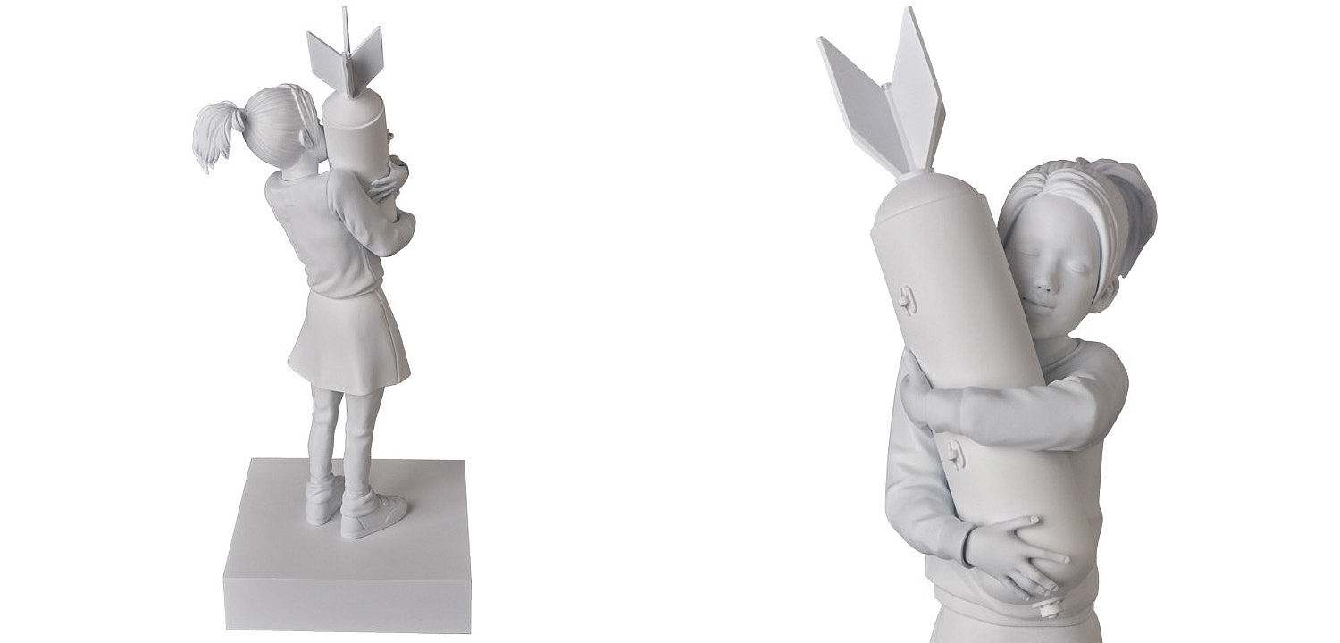 Статуэтка Banksy Bomb Hugger Sculpture White Статуэтка Banksy Bomb Hugger Sculpture White - Loft-Concept в Перми