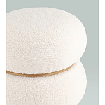 Пуф Полли S тедди белый варинант исполнения - 3 | Loft Concept в Перми