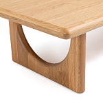 Стол журнальный из массива и шпона дуба Oak Essence Carden варинант исполнения - 4 | Loft Concept в Перми