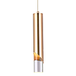 Подвесной светильник Metal Acrylic Tube Gold Hanging Lamp варинант исполнения - 1 | Loft Concept в Перми