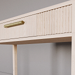 Элегантная Консоль Primo с выдвижным ящиком Светлый дуб варинант исполнения - 3 | Loft Concept в Перми