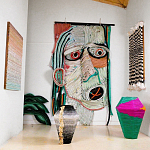 Арт-Объект плетеный из нитей большой портрет Joana Schneider  варинант исполнения - 1 | Loft Concept в Перми