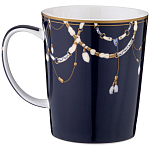 Кружка из фарфора синяя с изображением лошади 400 мл Porcelain Horse Set варинант исполнения - 1 | Loft Concept в Перми