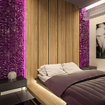 Гипсовая 3D панель с принтографией PM-45 варинант исполнения - 2 | Loft Concept в Перми