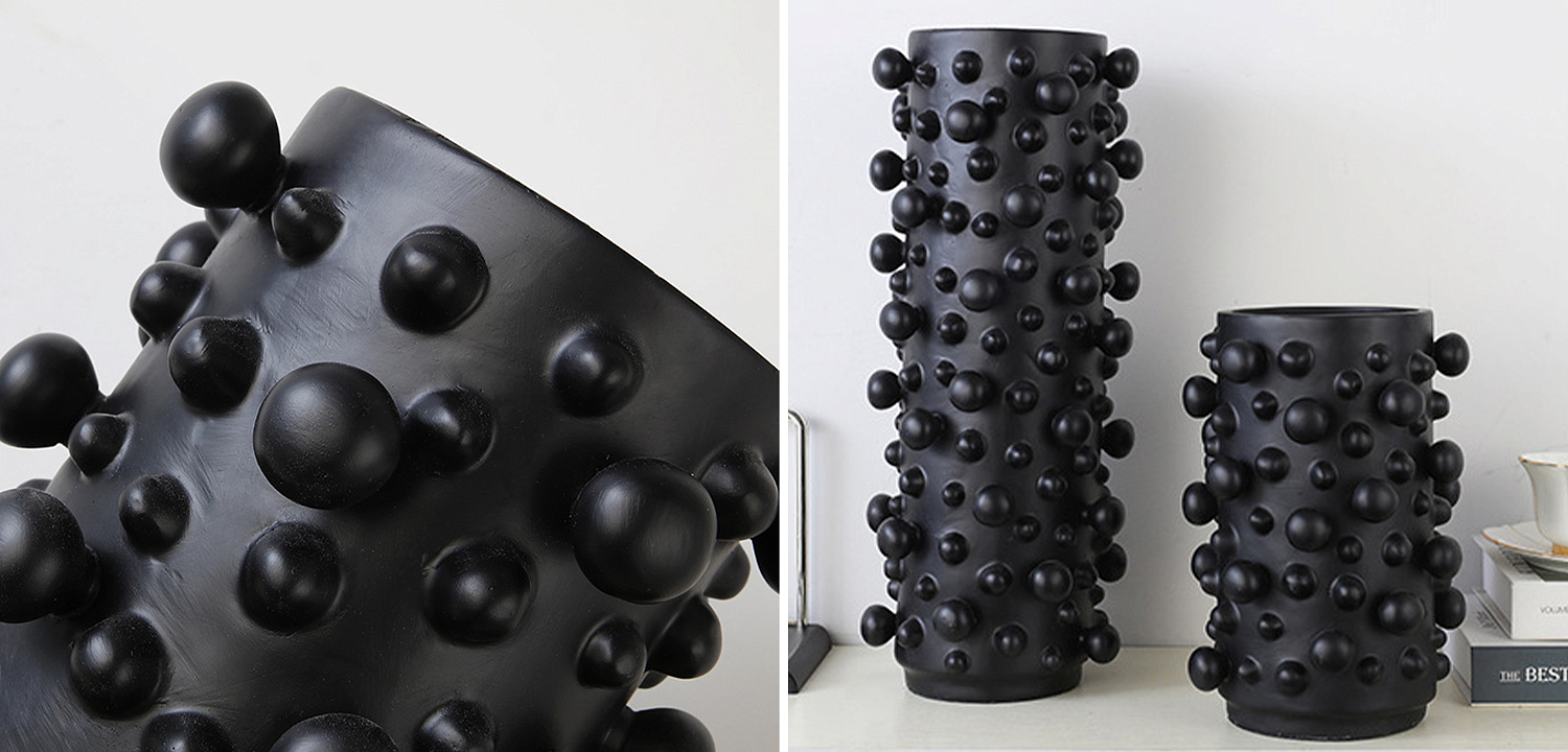 Ваза Molecule Vase Black M Ваза Molecule Vase Black M - Loft-Concept в Перми