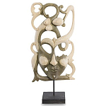 Маска ручной работы деревянная резная Mask Divorces варинант исполнения - 1 | Loft Concept в Перми