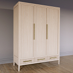 Большой Шкаф Primo Светлый дуб с 3 дверьми и 3 выдвижными ящиками варинант исполнения - 2 | Loft Concept в Перми