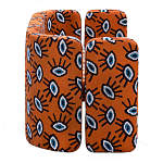 Акцентный Двухместный Диван Leela Оранжевый Орнамент варинант исполнения - 4 | Loft Concept в Перми