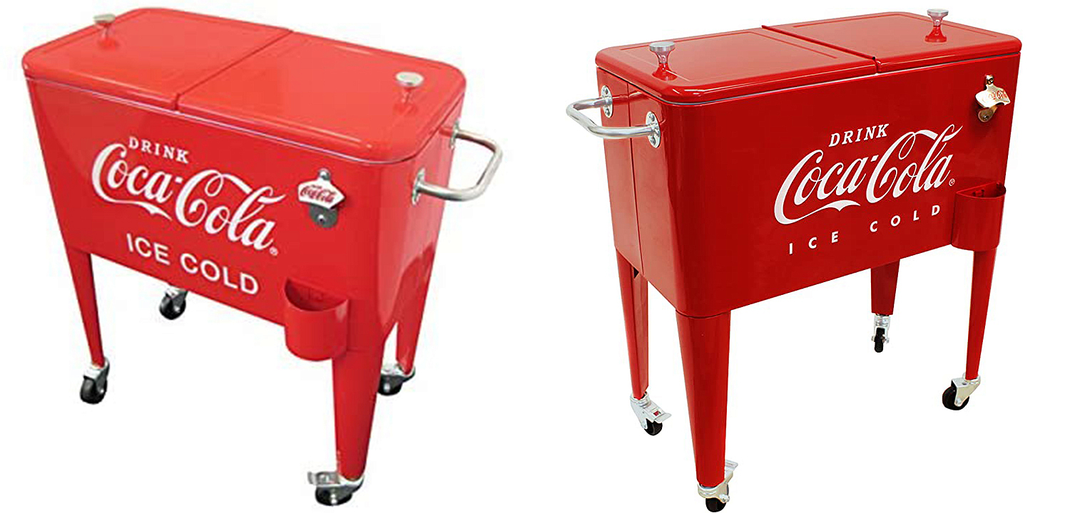 Куллер Retro Metal Coca-Cola Cooler Red Куллер Retro Metal Coca-Cola Cooler Red - Loft-Concept в Перми