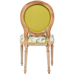 Стул из массива бука бежевый с изображением птиц и цветов Beige Green Chinoiserie Birds Garden Chair варинант исполнения - 2 | Loft Concept в Перми