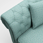 Мебельная ткань Шенилл бирюзовый цвет 142 см T4-61 варинант исполнения - 10 | Loft Concept в Перми