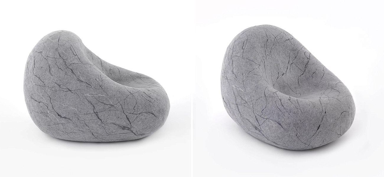 Кресло - Камень из Валяной шерсти KATSU STONE CAPSULE Кресло - Камень из Валяной шерсти KATSU STONE CAPSULE - Loft-Concept в Перми