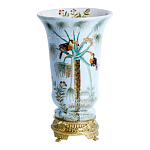 Ваза из фарфора с бронзовыми элементами Tropical Garden варинант исполнения - 1 | Loft Concept в Перми