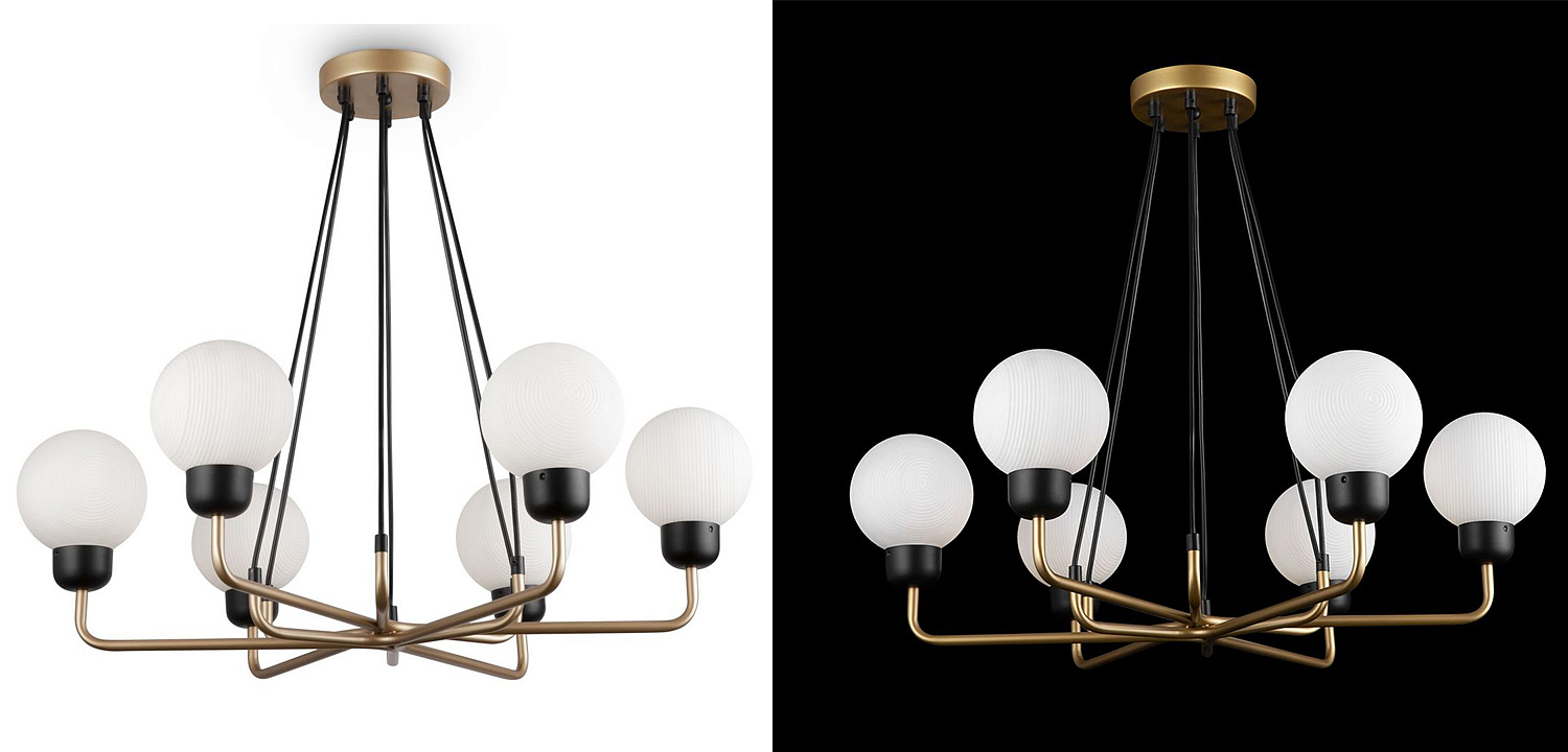 Люстра Andresa Chandelier 6 Balls Люстра Andresa Chandelier 6 Balls - Loft-Concept в Перми