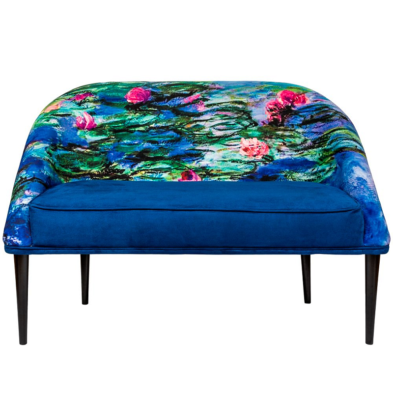 Диван Sofa Claude Monet Water Lily Синий Диван Sofa Claude Monet Water Lily Синий в Перми | Loft Concept