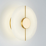 Бра с плафоном из камня в форме диска Buccio Stone Disk Wall Lamp варинант исполнения - 2 | Loft Concept в Перми