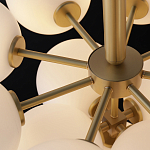 Люстра круглая со стеклянными сферами Maleficent варинант исполнения - 3 | Loft Concept в Перми