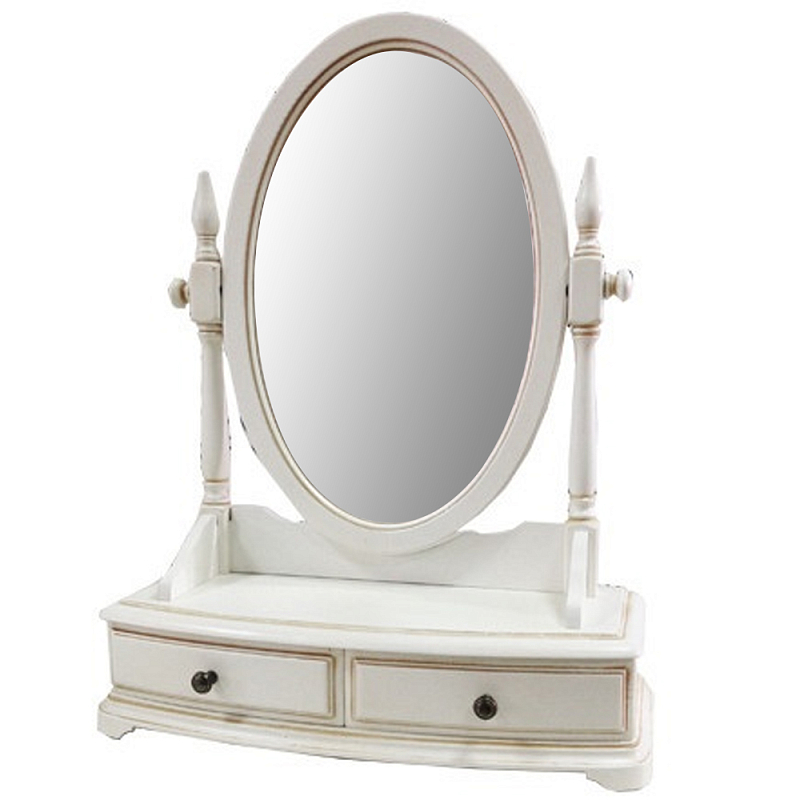 Овальное настольное зеркало из массива дерева Guirlande de Roses Mirror Зеркало ivory ( слоновая кость ) Овальное настольное зеркало из массива дерева Guirlande de Roses Mirror Зеркало ivory ( слоновая кость ) в Перми | Loft Concept