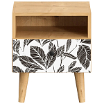 Прикроватная тумба с изображением на ящике Elise Nightstand варинант исполнения - 19 | Loft Concept в Перми