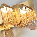 Бра волнистой формы из фактурного стекла Big Wave варинант исполнения - 8 | Loft Concept в Перми