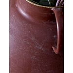 Ваза бордовая с 2-мя фактурными ручками Vase Burgundy Glaze варинант исполнения - 4 | Loft Concept в Перми
