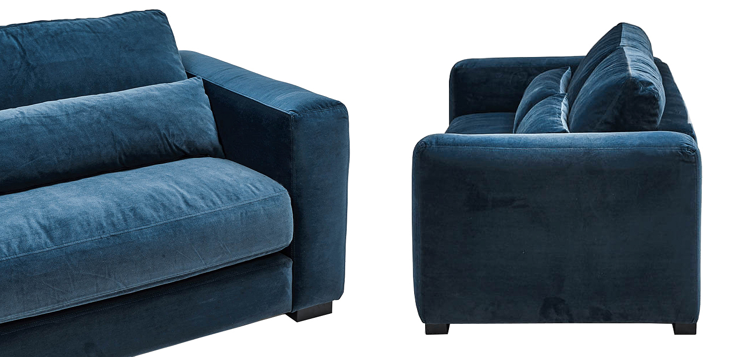Диван Kleber Sofa blue Диван Kleber Sofa blue - Loft-Concept в Перми