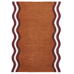 Ковер с оригинальной волнистой отделкой Woven from Wool варинант исполнения - 1 | Loft Concept в Перми