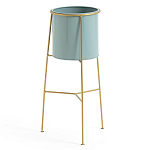 Кашпо из металла и латуни Elegance Elevated Planters  варинант исполнения - 1 | Loft Concept в Перми