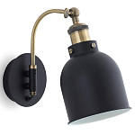 Бра с черным плафоном из металла Roomsy варинант исполнения - 1 | Loft Concept в Перми