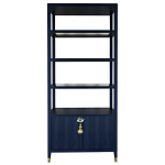 Стеллаж со стеклянными полками Elsa Dreams Blue варинант исполнения - 9 | Loft Concept в Перми