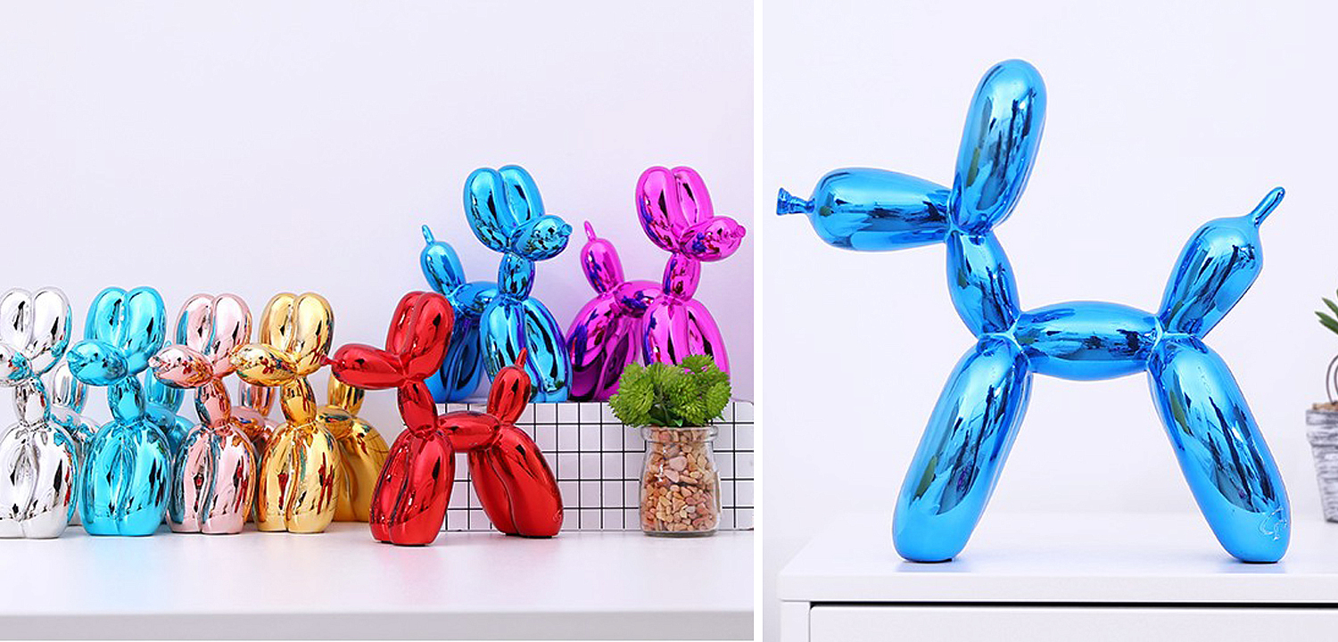 Статуэтка Jeff Koons Balloon Dog medium Blue Статуэтка Jeff Koons Balloon Dog medium Blue - Loft-Concept в Перми