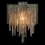 Бра с перфорированными металлическими дугами и цепочками 22 см Atlantis Chain варинант исполнения - 10 | Loft Concept в Перми