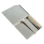 Портсигар с газовой зажигалкой из натурального камня Яшма Змеиная Stone Cigarettes Cases варинант исполнения - 3 | Loft Concept в Перми