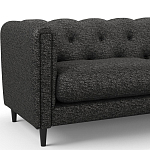 Мебельная ткань Шенилл темно-серый цвет 138 см T4-40 варинант исполнения - 4 | Loft Concept в Перми