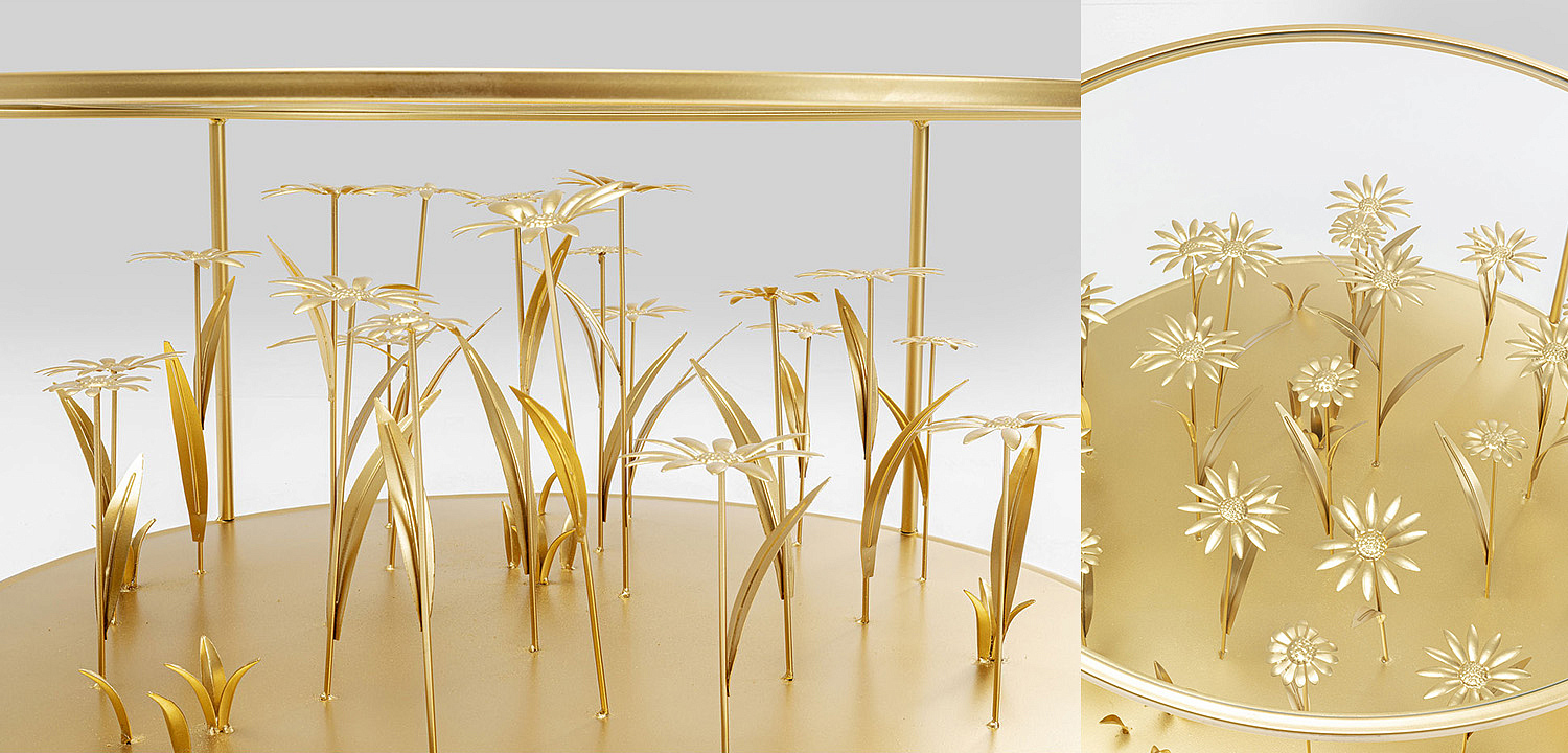 Кофейный стол Golden Flowers Кофейный стол Golden Flowers - Loft-Concept в Перми