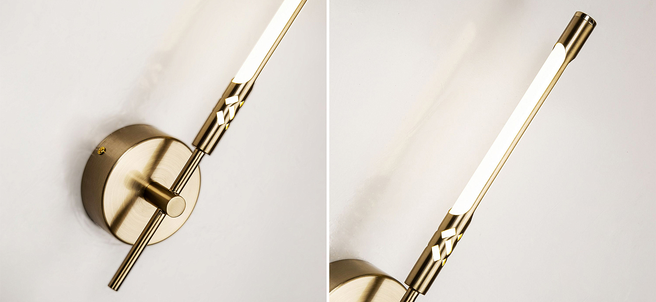 Бра Цвета золота Glowing Flute Бра Цвета золота Glowing Flute - Loft-Concept в Перми