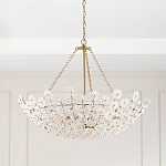 Люстра декорированная цветами из стекла Lightness of Flowers варинант исполнения - 2 | Loft Concept в Перми