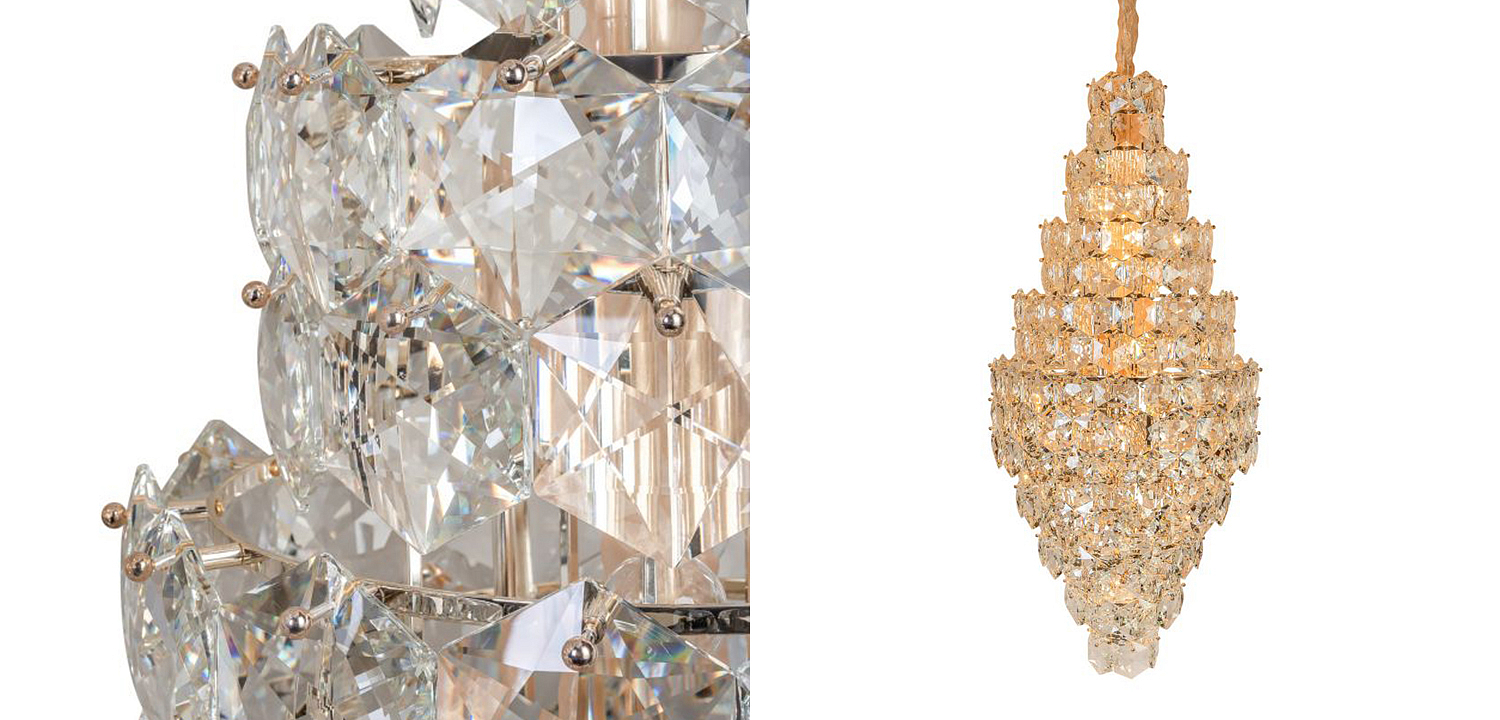 Люстра Tiers Crystal Light Chandelier 65 Люстра Tiers Crystal Light Chandelier 65 - Loft-Concept в Перми