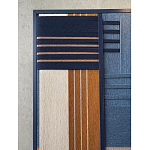 Панно из шнура Синяя геометрическая абстракция wall panel line Blue варинант исполнения - 3 | Loft Concept в Перми