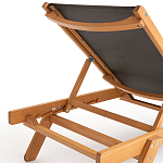 Шезлонг из текстиля и эвкалипта Power of Nature варинант исполнения - 4 | Loft Concept в Перми