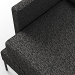 Мебельная ткань Шенилл темно-серый цвет 138 см T4-40 варинант исполнения - 3 | Loft Concept в Перми