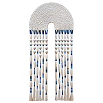 Настенное украшение из нитей Корона с кисточками Crown Wall Hanging варинант исполнения - 4 | Loft Concept в Перми