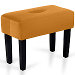 Мягкий  пуф на черных ножках Winton Pouf варинант исполнения - 13 | Loft Concept в Перми