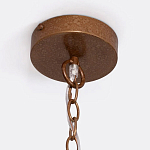 Круглая многоярусная люстра с круглыми деревянными подвесками Wooden Beads Chandelier Cream варинант исполнения - 2 | Loft Concept в Перми