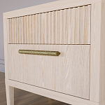 Прикроватная Тумбочка Primo с двумя ящиками Светлый дуб варинант исполнения - 4 | Loft Concept в Перми