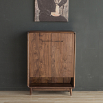 Комод в прихожую для хранения обуви Moon Walnut Furniture варинант исполнения - 1 | Loft Concept в Перми