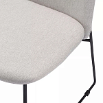 Стул мягкий светло-серый Chair Gray Runners варинант исполнения - 7 | Loft Concept в Перми