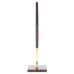 Ручка шариковая на подставке из натурального камня Обсидиан Stone Pens варинант исполнения - 1 | Loft Concept в Перми